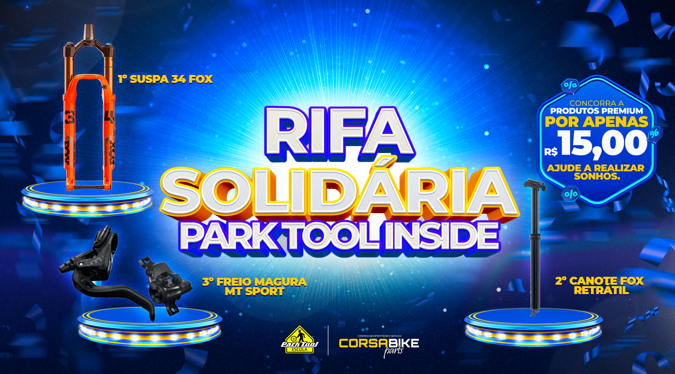 RIFA SOLIDÁRIA PARK TOOL INSIDE