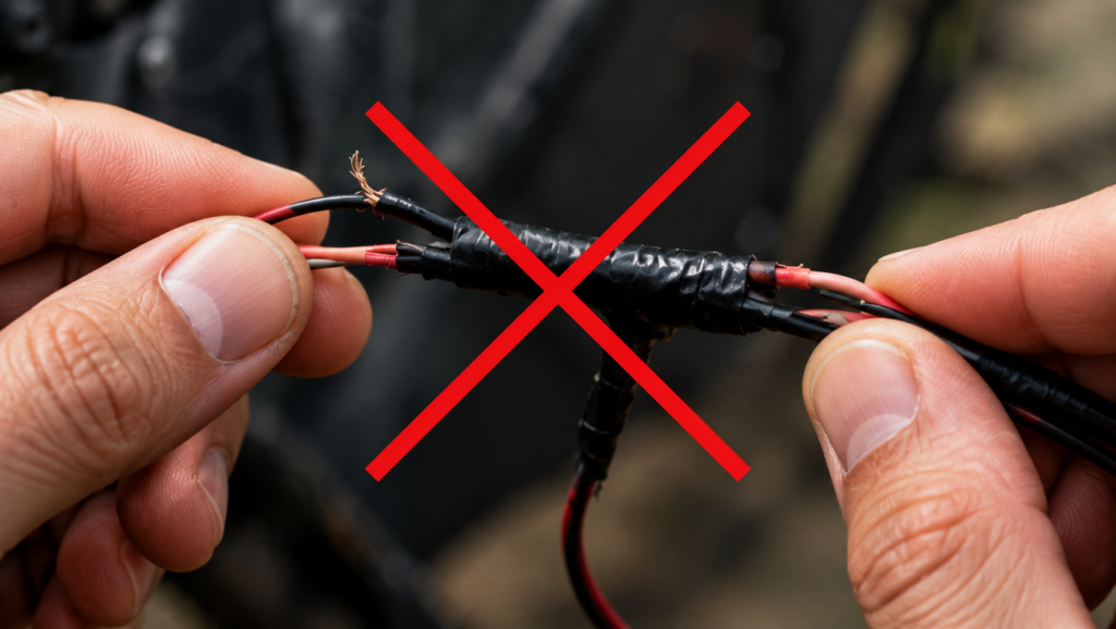 Preservação de sensores e integridade do sistema elétrico da e-bike